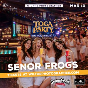 Regular Pickup - Tuesdays at Senor frogs - Party Bus | 11:20pm west  | 11:35pm East