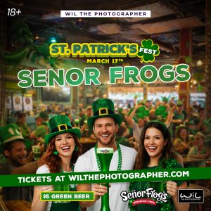 Regular Pickup - Tuesdays at Senor frogs - Party Bus | 11:20pm west  | 11:35pm East