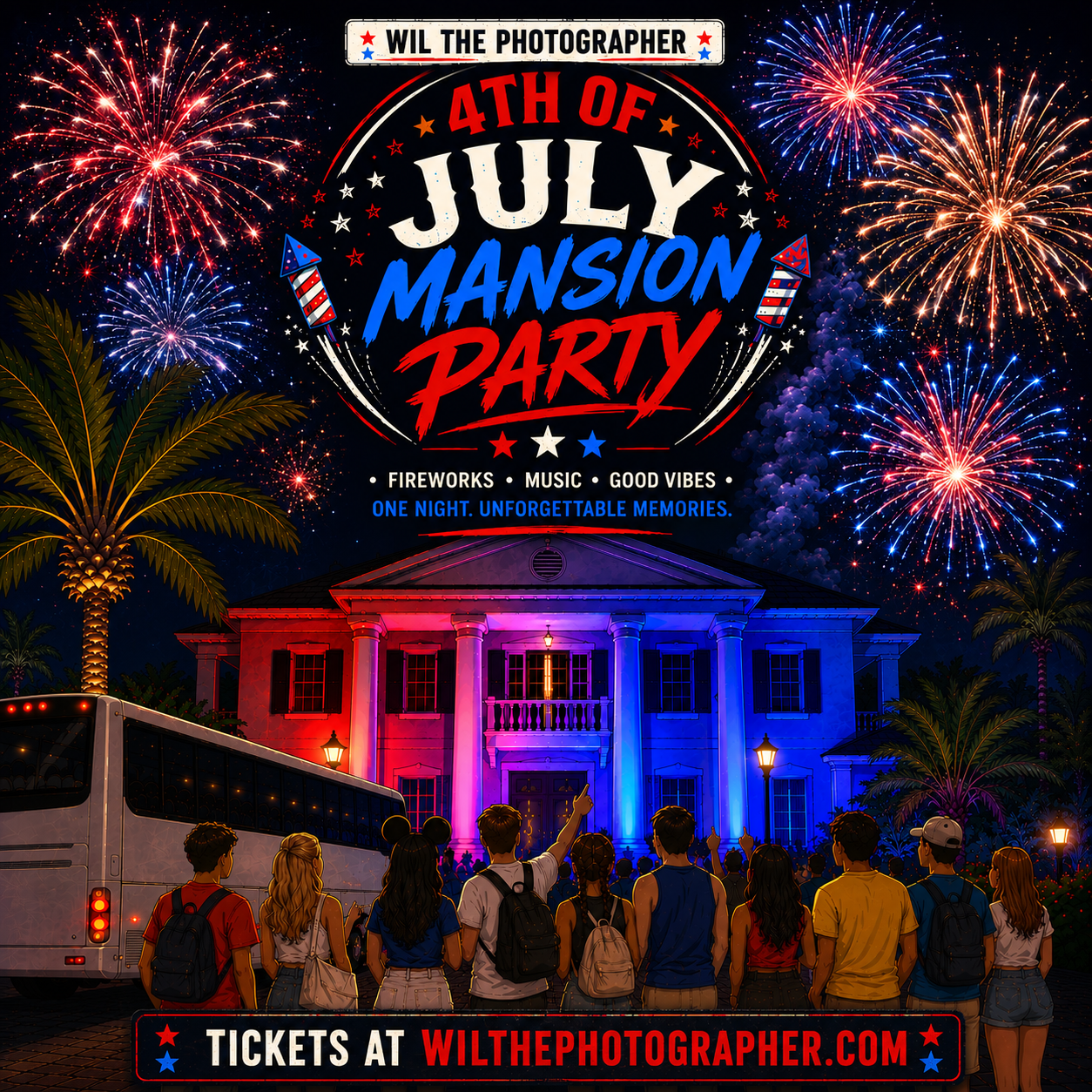 4th of July Mansion Party