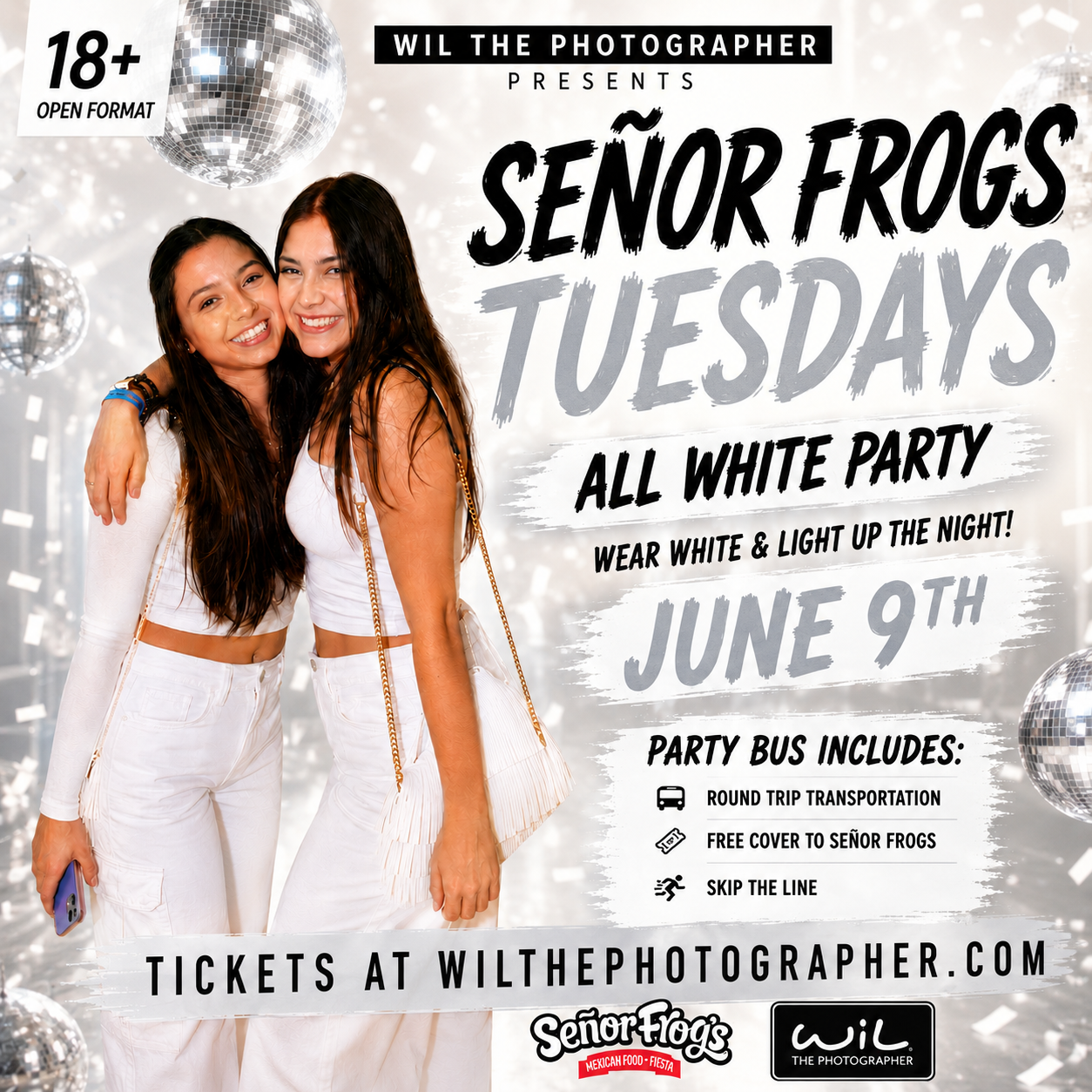 All White Party @ Senor Frogs Tuesdays | Disney College Night