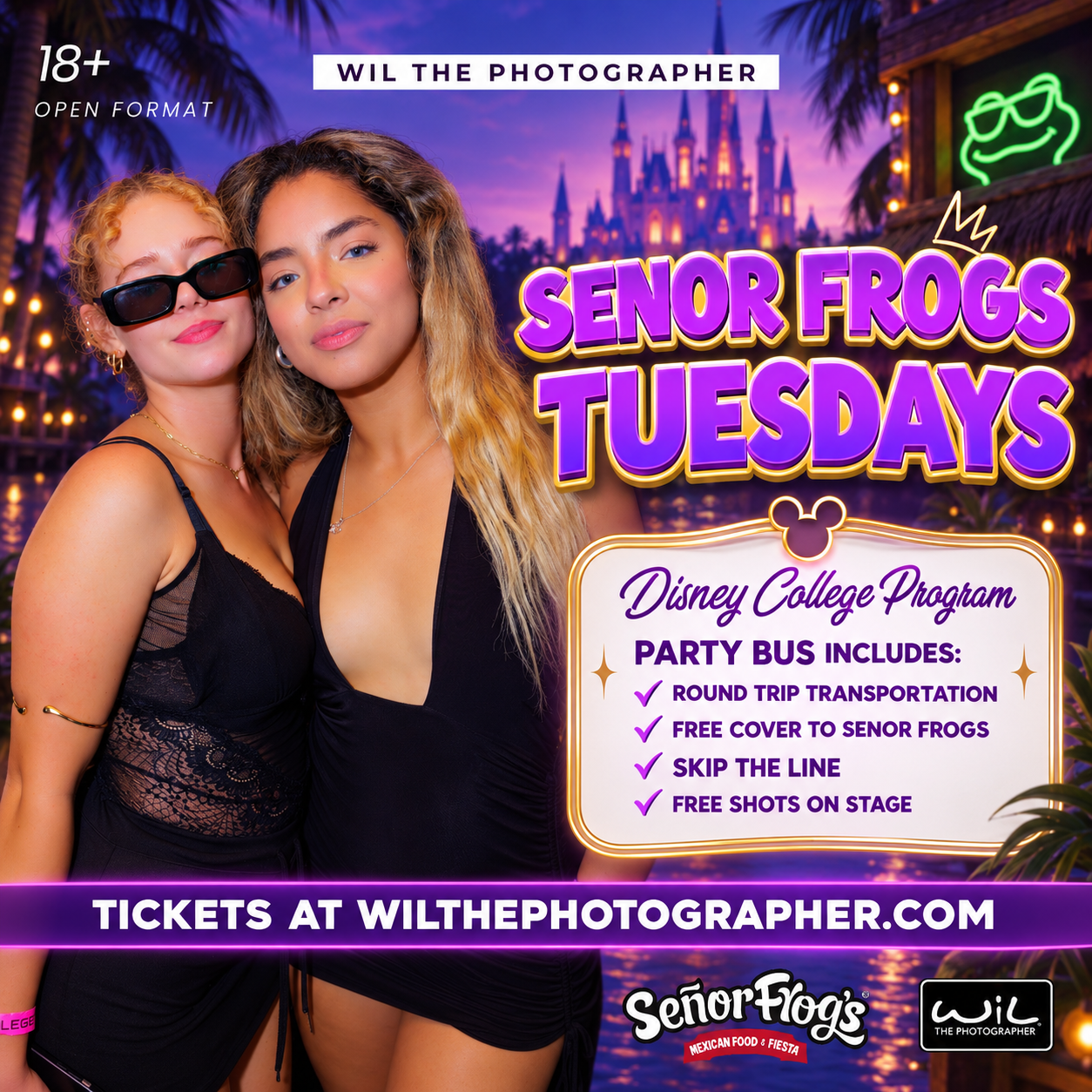 DCP College Night @ Senor Frogs Tuesdays