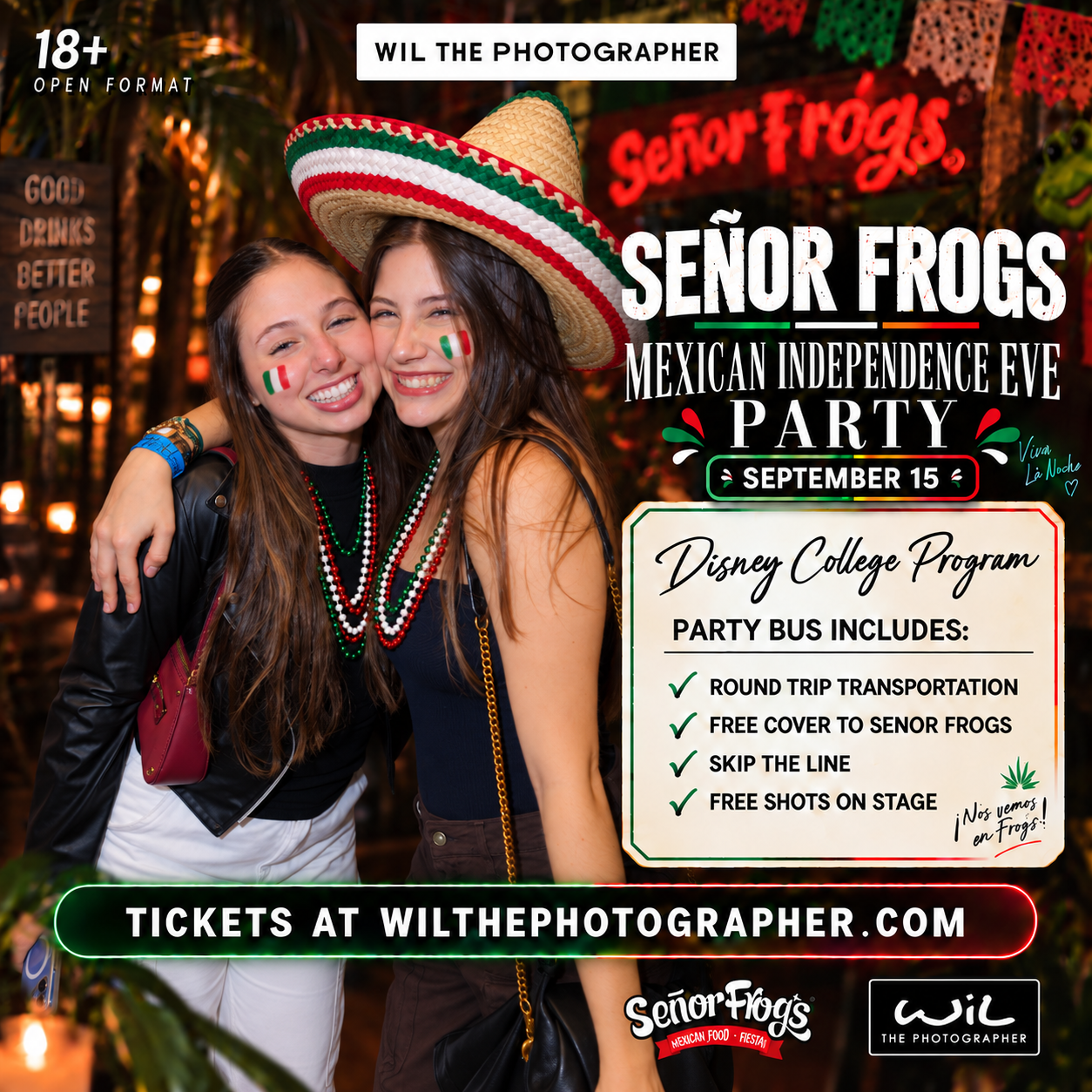 DCP College Night @ Senor Frogs Tuesdays